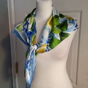 La Seine Vibrant Floral 100% Silk Wrap
